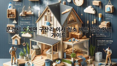 문경시 호계면 구산리 이사 청소 비용 절약 완벽 가이드